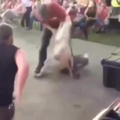 Ouch. He got a boo boo