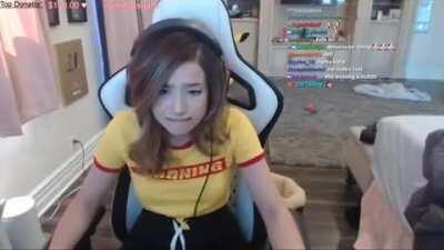 Pokimane moaning for you.