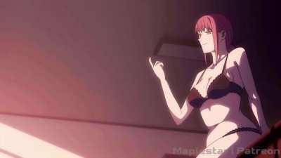 Makima gives Denji a 