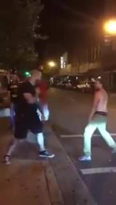 He picked the wrong dude to fight