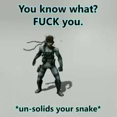 Snake is Solid no more!
