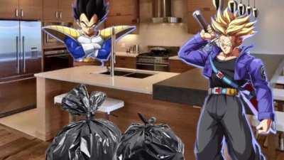 Vegeta gives Trunks his chore