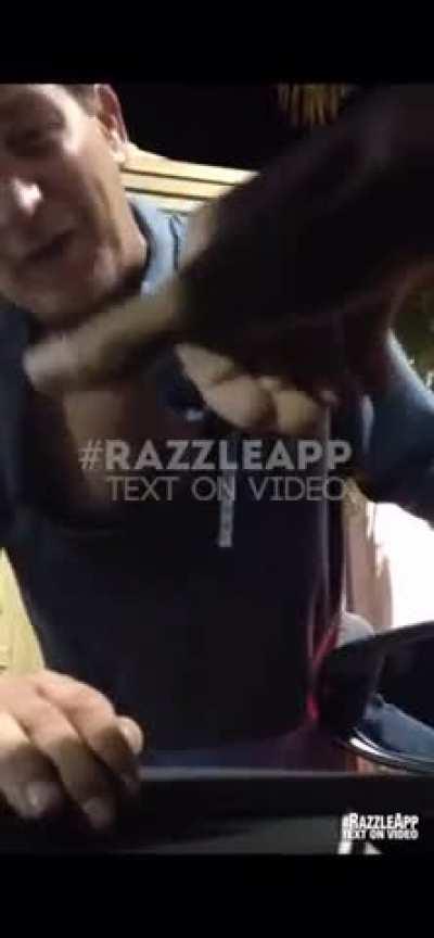 Charlie Sheen drunk at Taco Bell drive thru