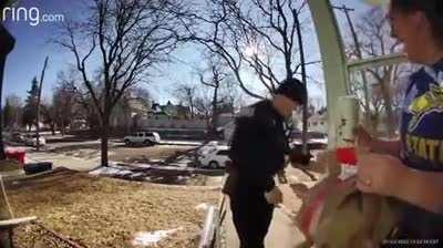 Driver got arrested so cop delivered