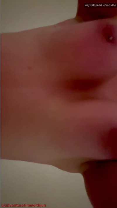 Wat je ziet wanneer ik op je pik rij