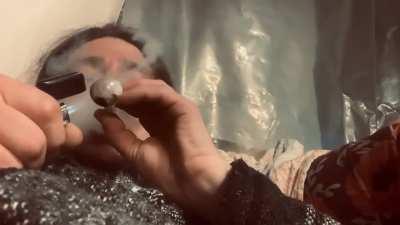 Rollin out the bottom of the bowl before re load