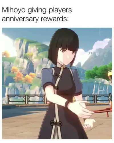 Posting the 2nd meme about anniversary rewards