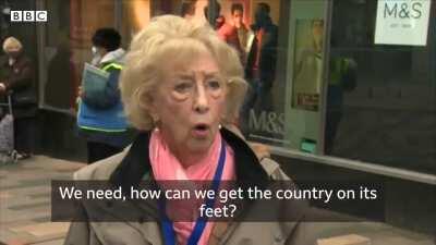 an Old British lady speaks words of wisdom about how the lock down should have been handled.