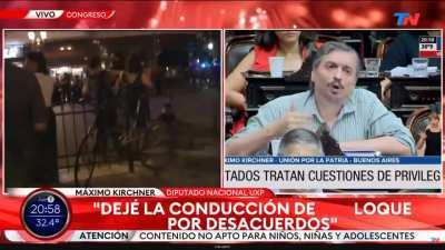 Fuertes declaraciones por parte de Maximo