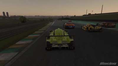 I just won 2 positions in the last lap cause of traffic