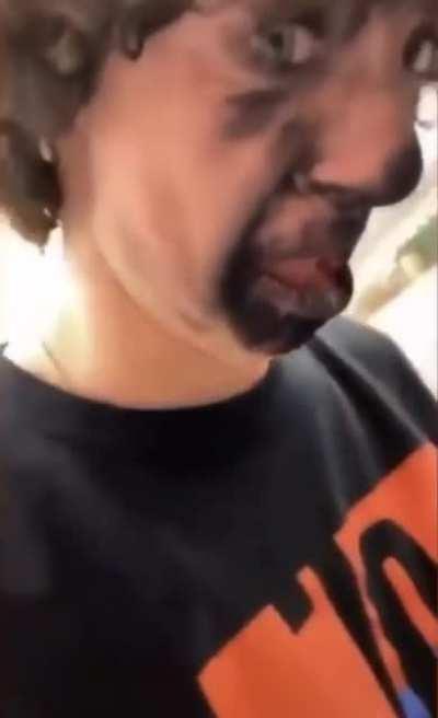 WCGW blowing into a jar of fine powder