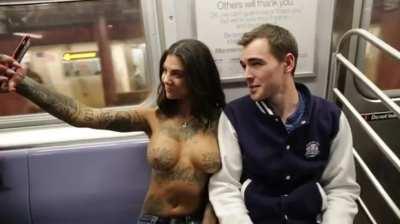 Having fun with the people on The Streets