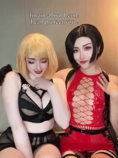 Ashley has never been this lucky 😏 @misswarmj is the best Ada Wong mommy ♥️ Our duo will be live on the 18th October!!