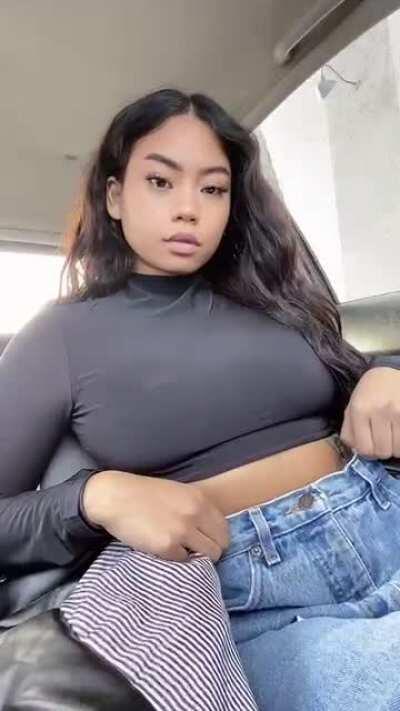 I hope no one sees my Blasian boobs😜😋