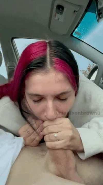 he didn’t want to go into ulta with me so I gave him some motivation😏