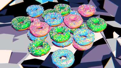 some non-photorealistic donuts i've made