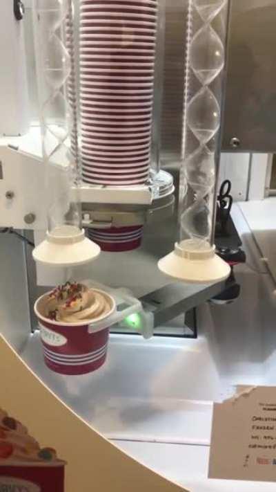 This frozen yogurt machine