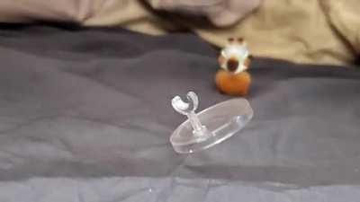 We slow-motion shot Tom Nook with a Nerf gun