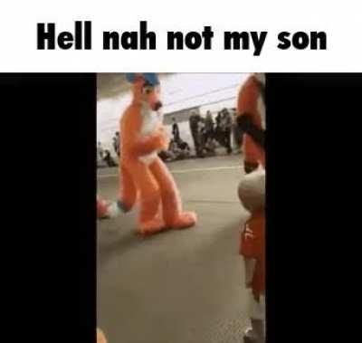Bro really pulled a hell nah not my son