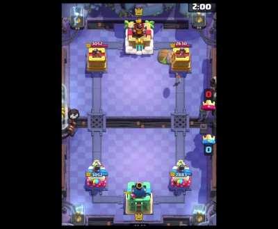 This guy was a master at defending goblin barrel
