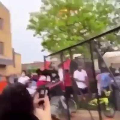 Rioting in the streets of Minneapolis on behalf of George Floyd