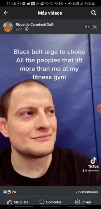 BJJ badass wants to choke out stronger people