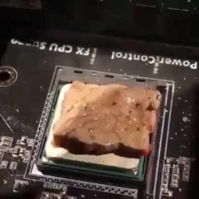 Just to show how hot your CPU can get...