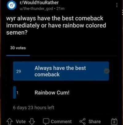 Dare to stand alone.