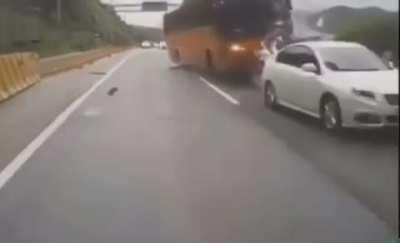 Bus Driver falls asleep at the wheel