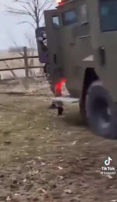 To raid a house “without a search warrant”