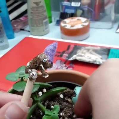 My Cicada Husk Art: Wizard