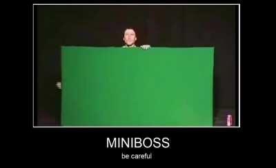 Mini boss be like: