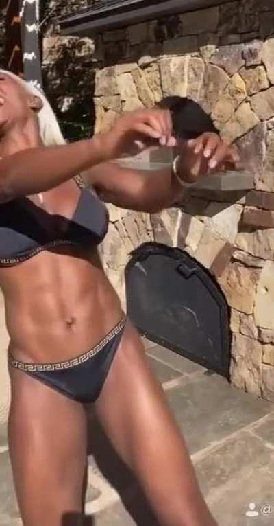 Jade Cargill in a bikini