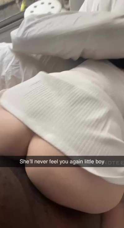 Your girlfriend went to your bully's frat party. You got this from him a couple of hours later