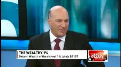 3.5 billion people in poverty is fantastic - kevin o'leary.