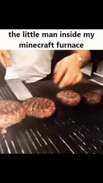 This is what happens when you put 64 steak in a furnace