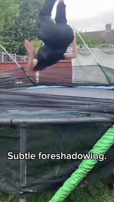 Subtle Foreshadowing.