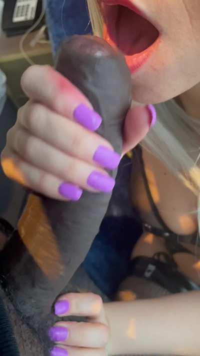 Not enough load today…don’t worry babe, one way or another it will end up on my face…💋