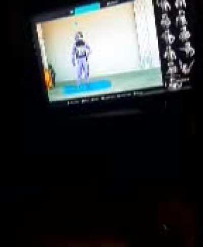 I figured out how to make my GT7 character bust a move lol