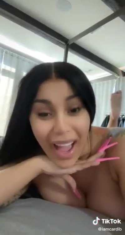 Cardi B Strips Down to Give Naked Advice