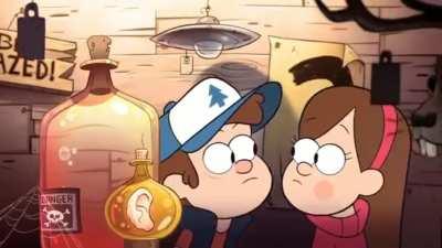 nothing to see here.. just a totally normal Gravity Falls intro... :]
