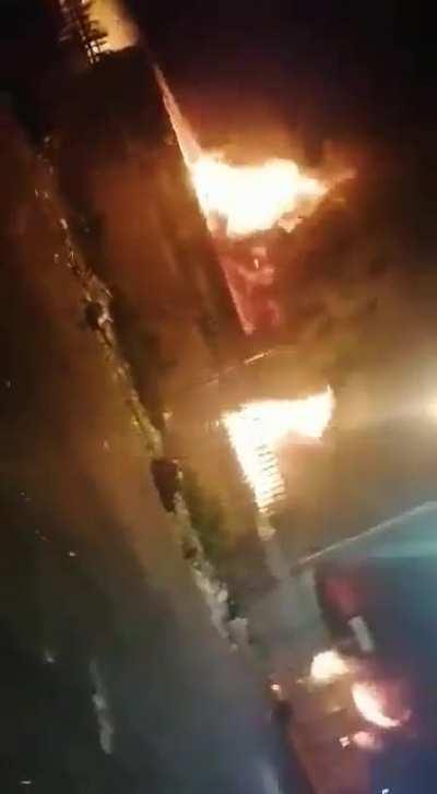 Viva Africa, burning the country one building at a time