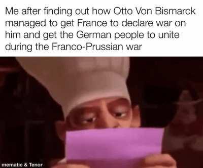 German unification was crazy man