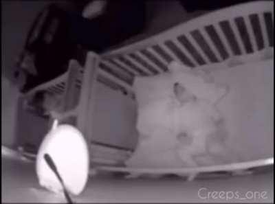 wakes up to throw his bottle at his brother