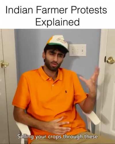 What's up with the Indian farmers?
