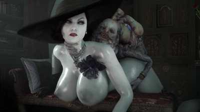 Lady Dimitrescu violated (Ozmann)