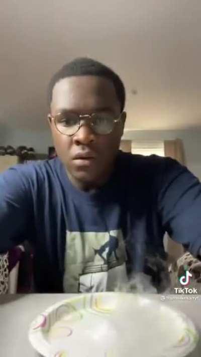 This is what happens when you eat dry ice!