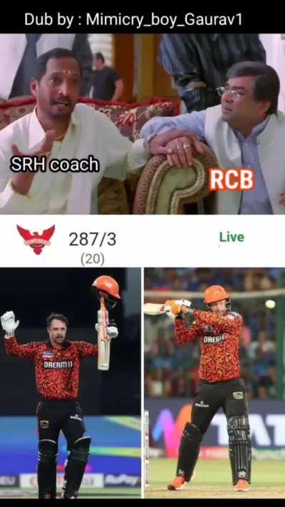SRH vs RCB Nana Style 