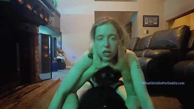 Rough slapping floor fuck