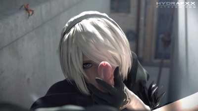 POV: Getting a Blowjob from 2B [HydraFXX]